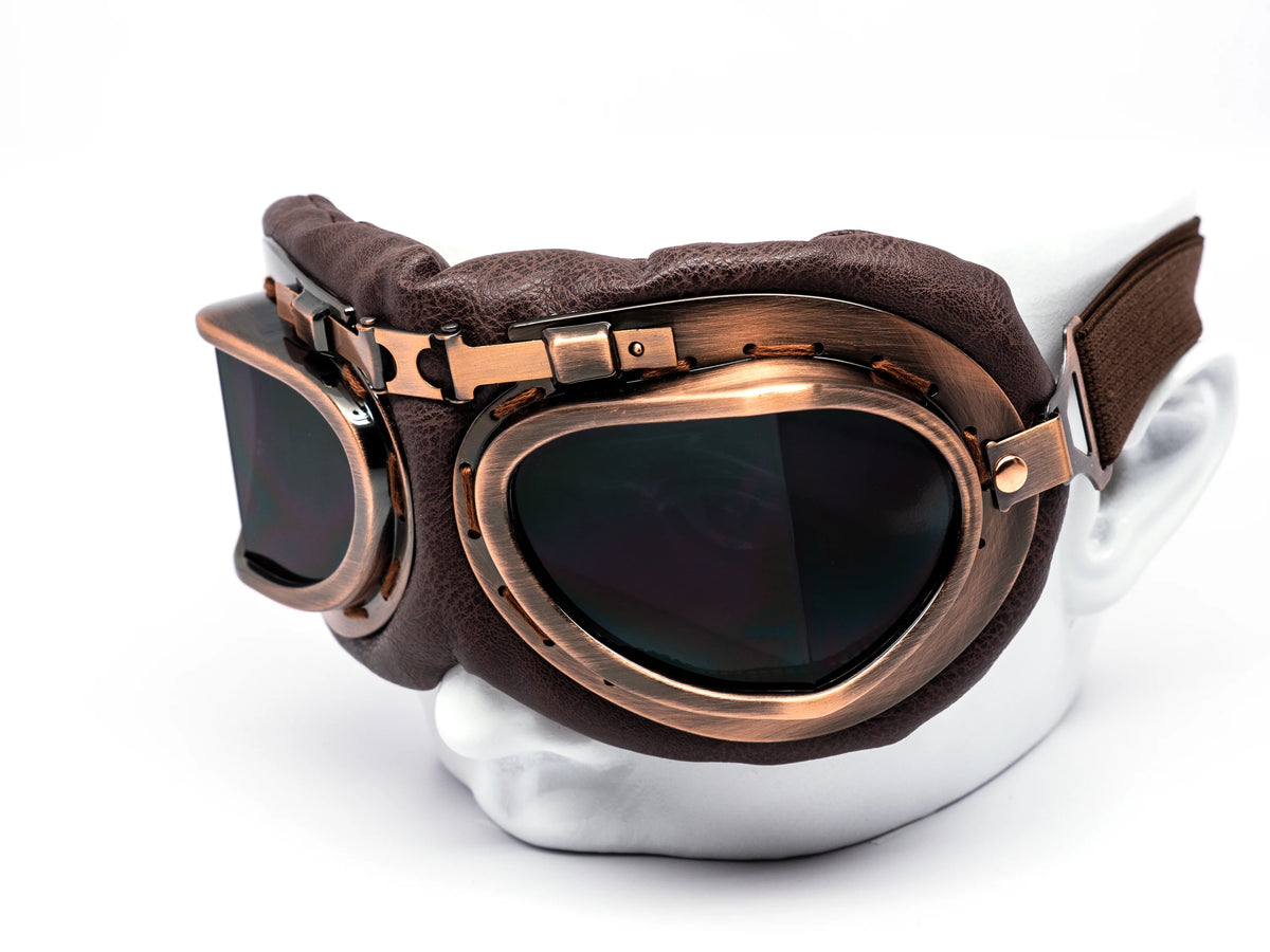 vintage motorbike goggles Item: PT643 Novelty Steampunk Motorcycle Goggles – G City Sunglasses