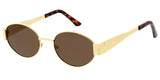 Item: 5351 Unisex Metal Small Vintage Inspired Round Frame