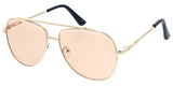 Item: 5318 Unisex Large Metal Aviator Frame