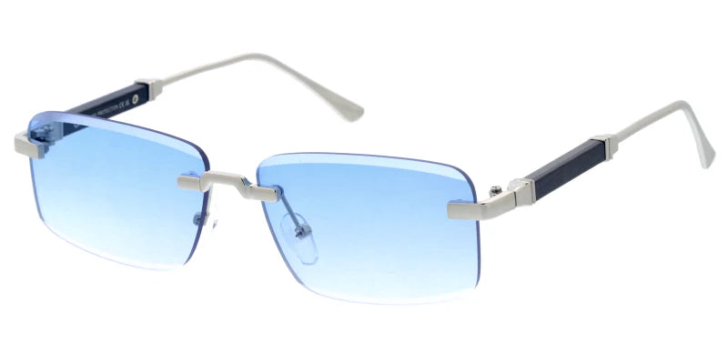 Item:5333 Luxury Rimless Gradient Rectangular – G City Sunglasses