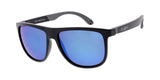 Item: 6687KSH/RV KUSH Plastic Medium Rubber Injected Frame w/ Color Mirror Lens