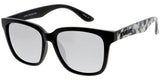 Item: 7273KSH/RV "KUSH" Plastic Frame w/ Color Mirror Lens Sunglasses