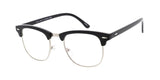 Item: 7717BLF/CLR Unisex Combo Medium Clubber Frame w/ Blue Light Filtering Clear Lens Computer Glasses
