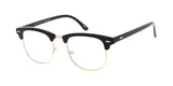 Item: 7717BLF/CLR Unisex Combo Medium Clubber Frame w/ Blue Light Filtering Clear Lens Computer Glasses