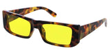 Item: 80675COL Unisex Plastic Medium Square Frame w/ Color Lens