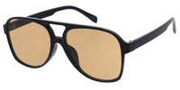 Item:80837COL Unisex Large Plastic Aviator Frame w/ Color Lens