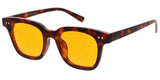 Item: 80841COL Unisex Large Plastic Square Frame w/ Color Lens
