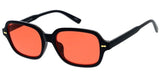 Item:  80846COL Unisex Large Plastic Square Frame w/ Color Lens