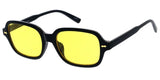 Item:  80846COL Unisex Large Plastic Square Frame w/ Color Lens