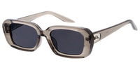 Item: 80941 Women's Plastic Medium Rectangular Frame w/ Metal Accent on Temple