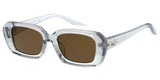 Item: 80941 Women's Plastic Medium Rectangular Frame w/ Metal Accent on Temple