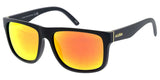 Item: 80955KSH/RV KUSH Men's Plastic Casual Large Square Frame w/ Color Mirror Lens