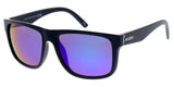 Item: 80955KSH/RV KUSH Men's Plastic Casual Large Square Frame w/ Color Mirror Lens