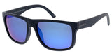 Item: 80955KSH/RV KUSH Men's Plastic Casual Large Square Frame w/ Color Mirror Lens