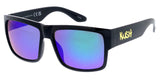 Title: 80975KSH/RV KUSH Men's Plastic Casual Large Square Frame w/ Color Mirror Lens