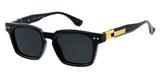 Item: 81062 Unisex Plastic Medium Rectangular Frame w/ Metal Accent on Temple