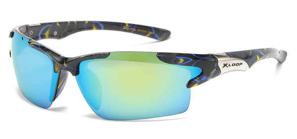 X-Loop Polarized Sport Wrap Sunglasses Wholesale