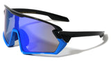 Item: BP0276 Frontal Duo-tone Frame Shield Color Mirror Lens