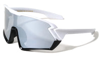 Item: BP0276 Frontal Duo-tone Frame Shield Color Mirror Lens