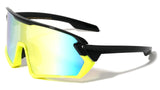 Item: BP0276 Frontal Duo-tone Frame Shield Color Mirror Lens