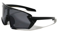 Item: BP0276 Frontal Duo-tone Frame Shield Color Mirror Lens