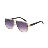 Item: EA2159 Unisex Metal Large Aviator Frame w/ Metal Accents On Temple