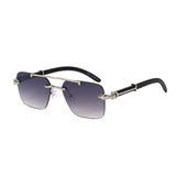 Item: EA2217 Unisex Metal Large Aviator Frame w/ Metal Accents On Temple