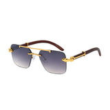 Item: EA2217 Unisex Metal Large Aviator Frame w/ Metal Accents On Temple