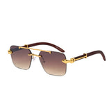Item: EA2217 Unisex Metal Large Aviator Frame w/ Metal Accents On Temple