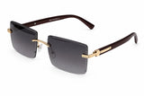 Item: EA2215 Unisex Metal Large Aviator Frame w/ Metal Accents On Temple