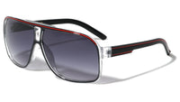 Item: KN-5135 KHAN Stripe Aviators Wholesale Bulk