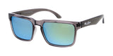 Item: KU-POL014RV KUSH Plastic Large Rectangular Frame w/ Polarized Color Mirror Lens