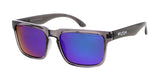 Item: KU-POL014RV KUSH Plastic Large Rectangular Frame w/ Polarized Color Mirror Lens