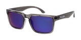 Item: KU-POL014RV KUSH Plastic Large Rectangular Frame w/ Polarized Color Mirror Lens
