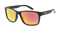 Item: KU-POL016RV KUSH Plastic Large Rectangular Frame w/ Polarized Color Mirror Lens