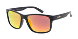 Item: KU-POL016RV KUSH Plastic Large Rectangular Frame w/ Polarized Color Mirror Lens