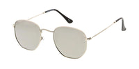 Item: 4672REV Real Revo Unisex Classic Metal Rounded Square Small Frame w/ Spectrum Color Mirror Len