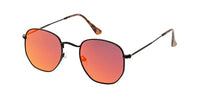 Item: 4672REV Real Revo Unisex Classic Metal Rounded Square Small Frame w/ Spectrum Color Mirror Len