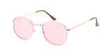Item: 4795COL  Unisex Classic Metal Rounded Square Small Hipster Frame w/ Color Lens