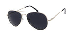 Item: 4940MH  Unisex Metal Standard Aviator Assorted Color Frame w/ Dark Smoke Lens