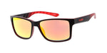 Item: 7770KSH/RV 'KUSH' Plastic Medium Rectangular Frame w/ Color Mirror Lens