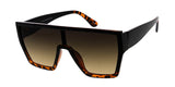 Item: 7830 Women's Plastic Large Rectangular Shield Frame