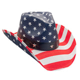 #3 American Flag Cowboy Hats For Unisex 's Vintage Classic - Unit of Sale: Dozen