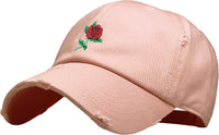 KBSV-124V ROSE ROSE EMBROIDERY VINTAGE DAD HAT - Unit of Sale: Dozen