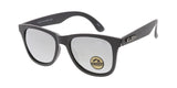 Item: KU-POL006RV KUSH Plastic Medium WF Leather Grain Texturized Frame w/ Polarized Color Mirror Lens