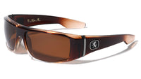 Item: POL-P8699-KN "KHAN" Polarized Wrap Rectangle Sports